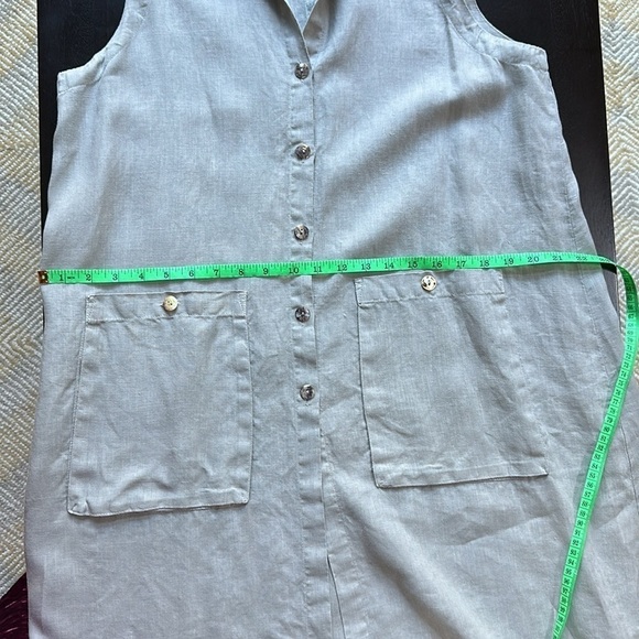 Kleen brand linen tunic vest or dress SZ M-L - Picture 7 of 7